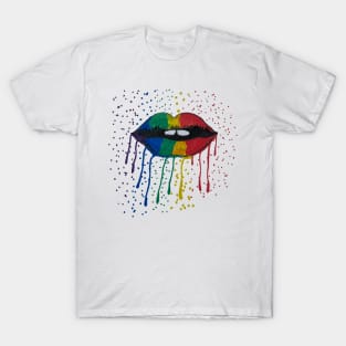 Colourful lips T-Shirt